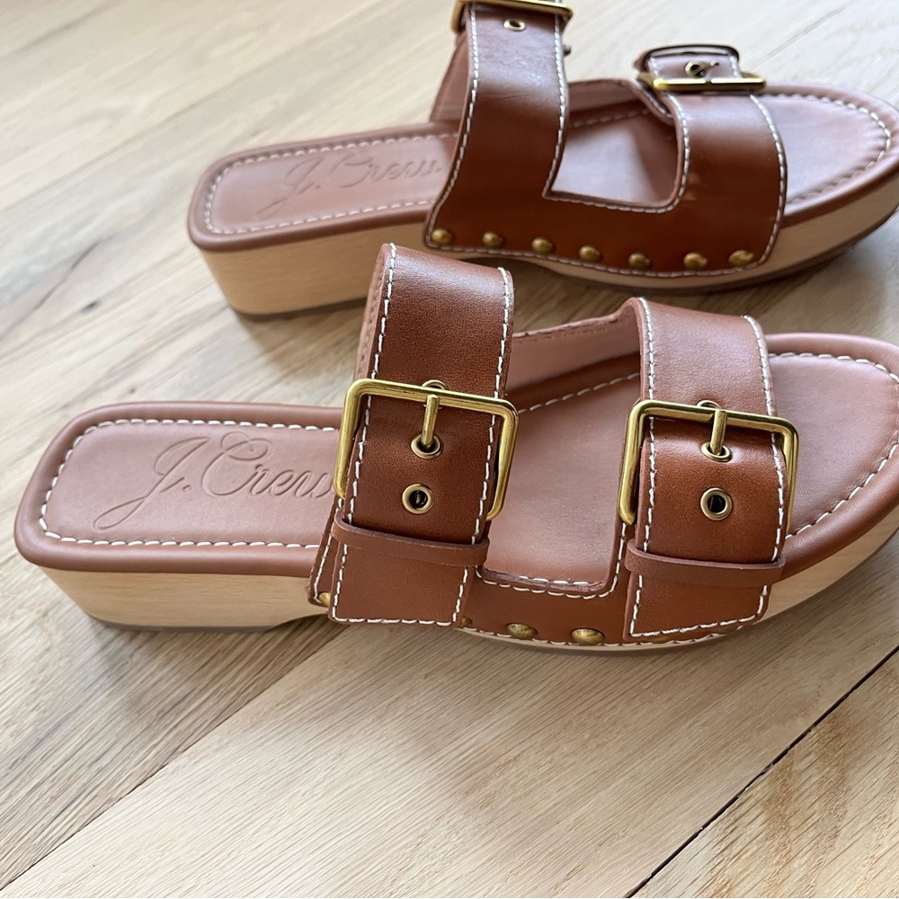 Jcrew buckle sandals